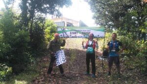 Lari lagi menyusuri batas Cagar Alam Tangkuban Parahu